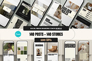Social Media Branding Coach Bundle, a Social Media Template by Moscovita Studio (Thumbnail 1 of 23)