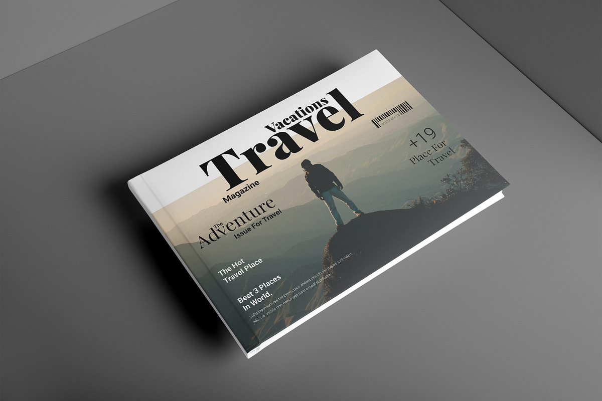 Travel & Vacation Magazine Landscape preview 3