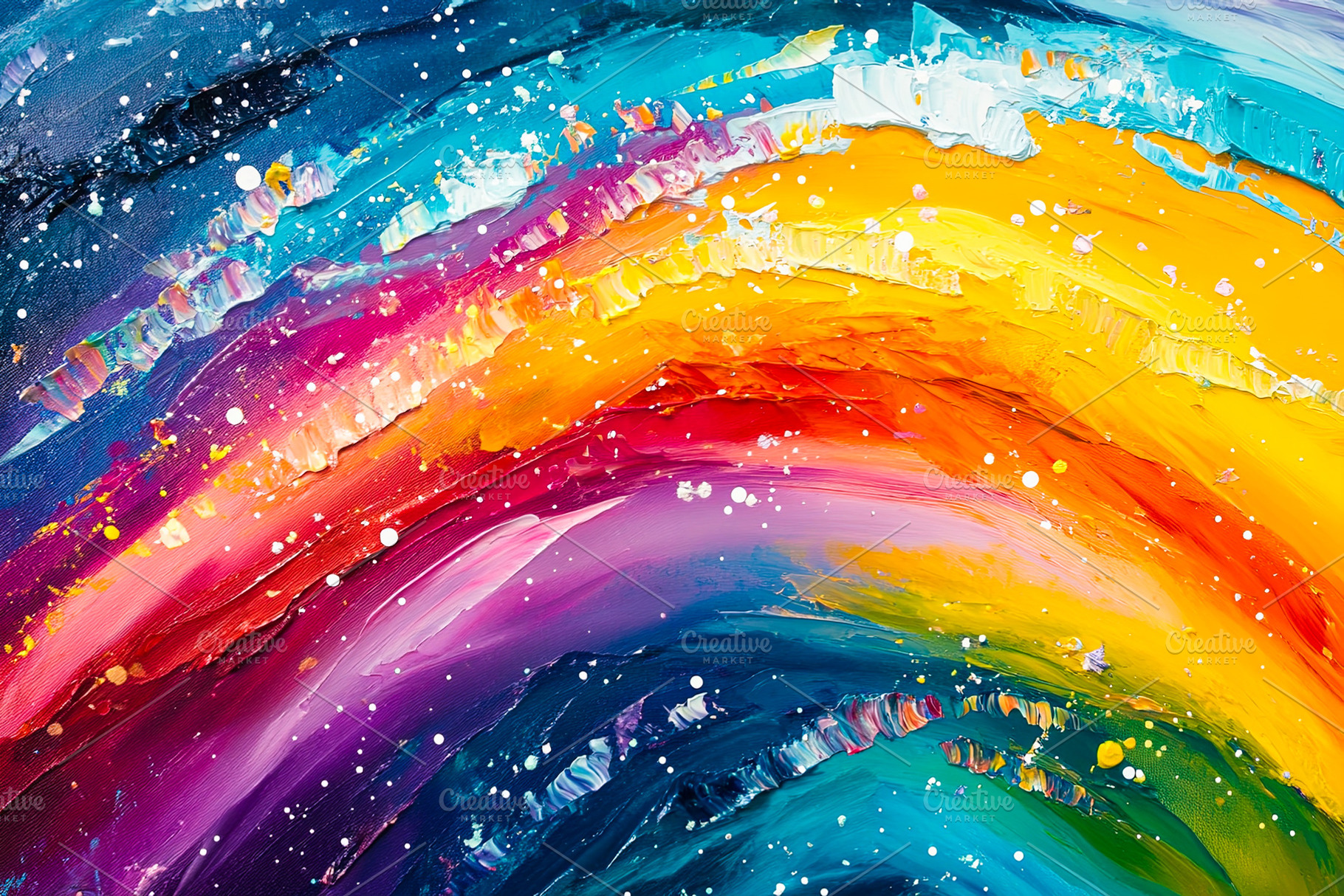 Abstract Colorful Swirl, a Background Photo by Ales Munt