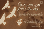 Drifting Ink - Script & Sans, a Script Font by Setara Langit CreativeStd (Thumbnail 5 of 10)