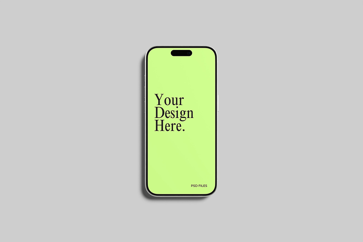 iPhone 16 Pro Mockup, an iPhone Mockup by Graphiculon (Photo 2 of 11)