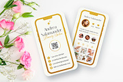 Phone Esthetician Business Card, a Business Card Template by artbart (Thumbnail 2 of 9)