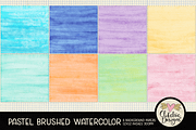 Pastel Brushed Watercolor Papers, a Texture Graphic by Clikchic Designs (Thumbnail 2 of 5)