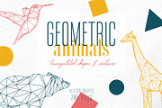 Geometric Animals Designs & Patterns, an Animal Illustration by Pigment Café (Thumbnail 1 of 7)