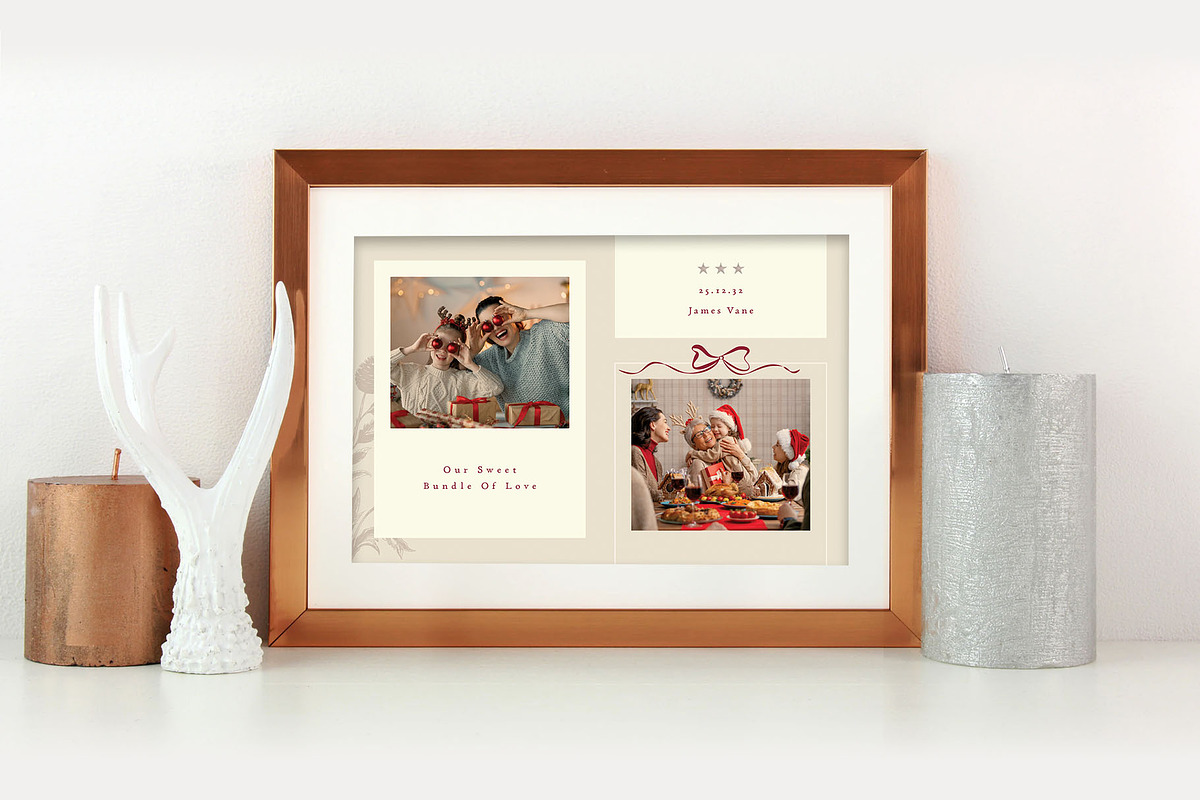 Christmas Photo Card Layouts, a Card Template by BrandPacks (Photo 5 of 6)