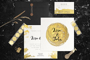 Golden textures, washes & splashes, a Texture Graphic by marie dricot (Thumbnail 6 of 12)