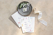 Minimalist Wedding Invitation, a Print Template by MalyskaStudio (Thumbnail 5 of 5)