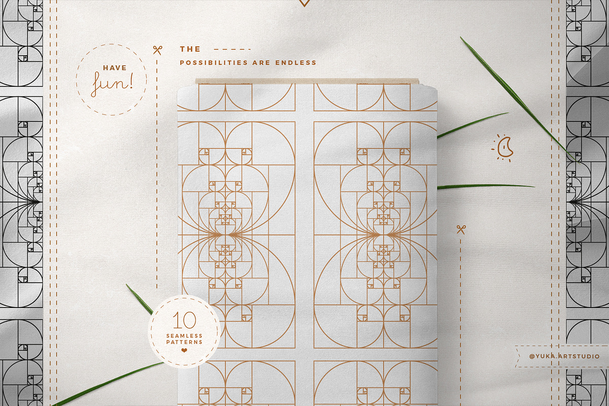 Golden Ratio Pattern, a Pattern Graphic by Yuka Baby (Photo 4 of 6)