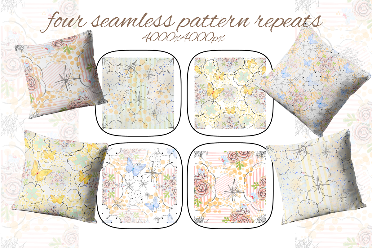 Butterflies and florals - nostalgia, an Object Graphic by Grandma's Lore (Photo 4 of 11)
