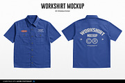 Workshirt Mockup, a Shirt Mockup by Irhasalfahad (Thumbnail 2 of 4)