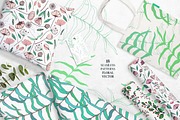 Floral Elements. Seamless Patterns., an Illustration by Diana Kovach (Thumbnail 2 of 10)