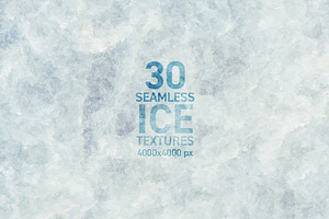 30 Seamless Ice Textures