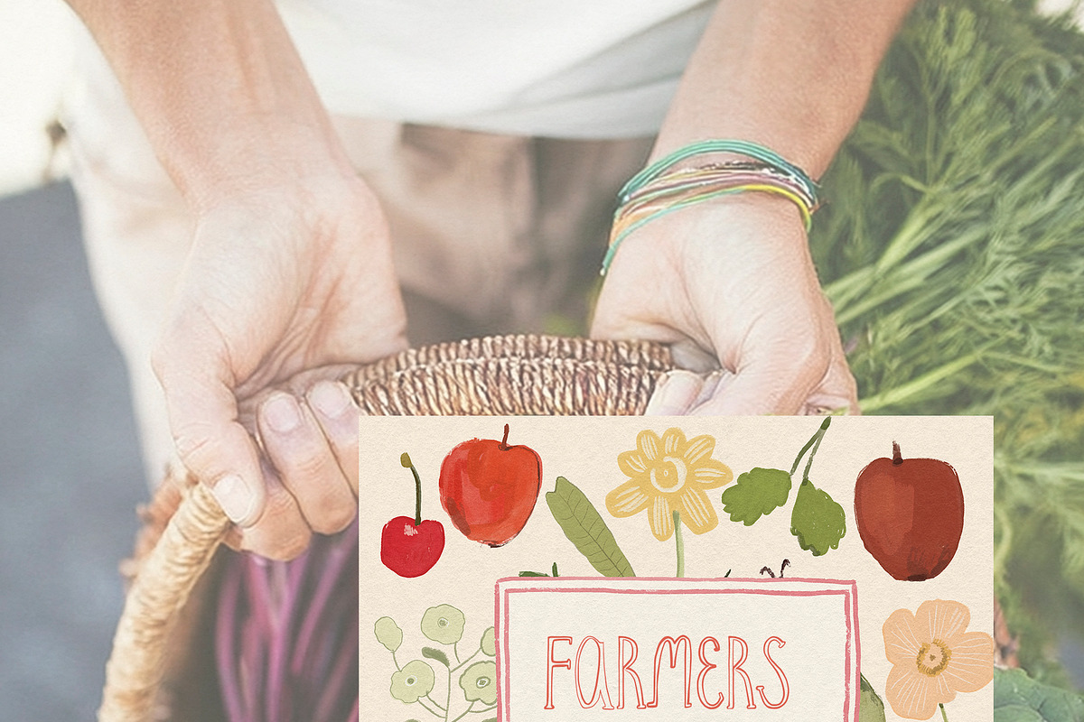 Whimsical Floral Backgrounds Frames, a Background Graphic by whiteheartdesign (Photo 6 of 20)