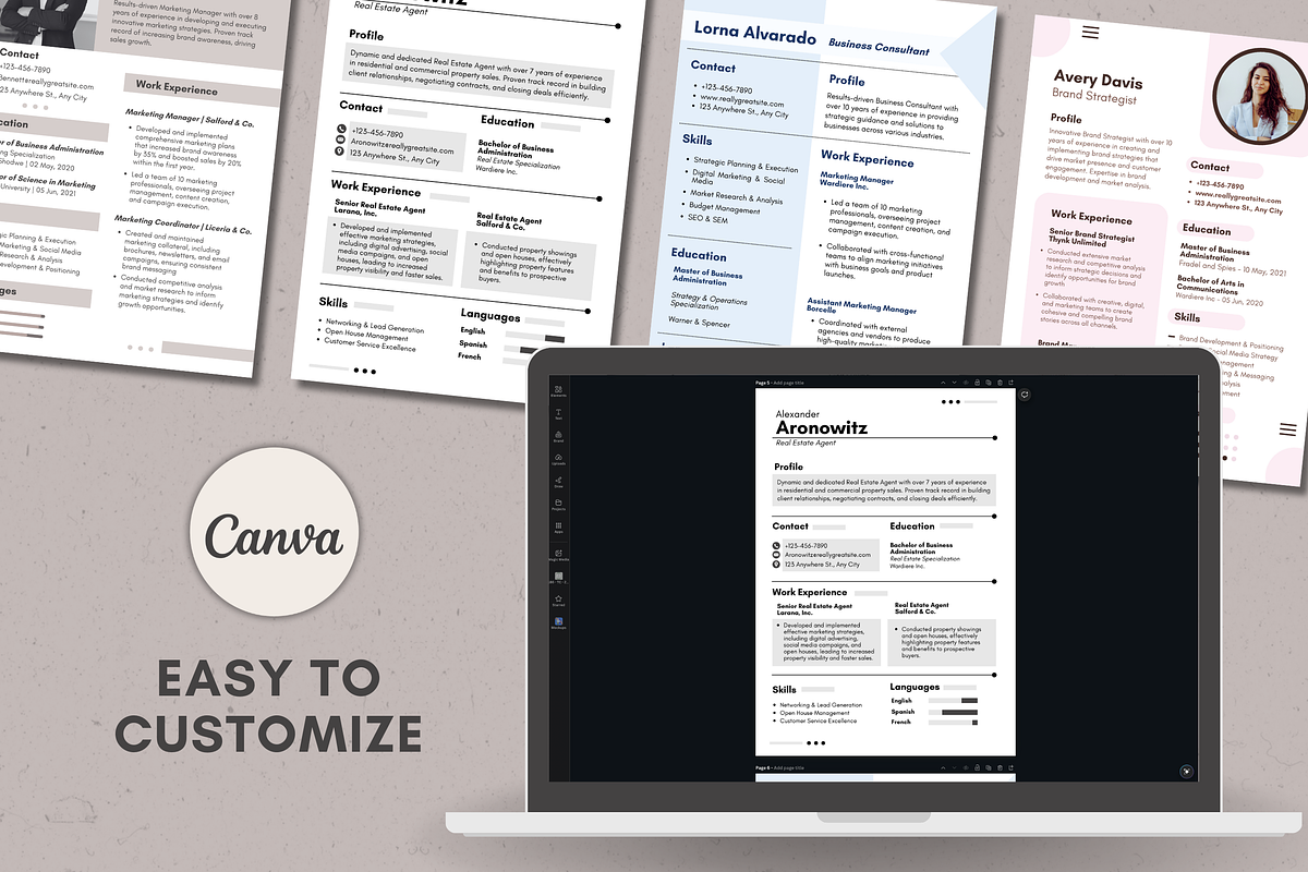 Business Curriculum Vitae Templates, a Templates & Theme by TemplateCastleStore (Photo 5 of 9)