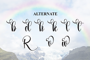 Rainbow | Script Font, a Handwritten Font by Scratchones (Thumbnail 8 of 9)