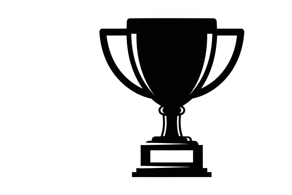 Bold winner trophy cup icon, an Illustration by Amazin_art (Photo 19 of 29)