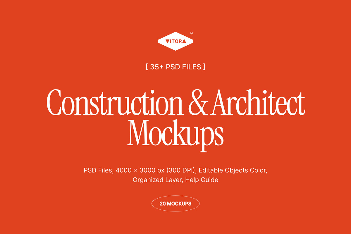Construction & Architect Mockups, a Mockup by Vitora Mockup (Photo 2 of 14)
