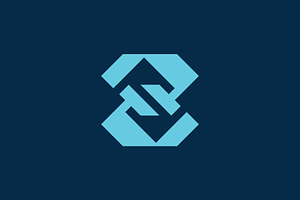 modern Z tech connection logo., a Branding & Logo Template by Rasagama Studio