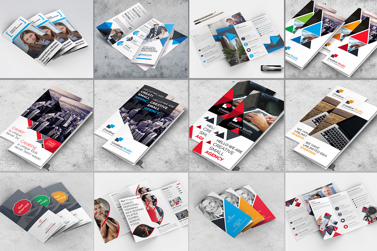 50 Business Trifold Brochures Bundle, a Brochure Template by Genereux Art (Photo 4 of 5)