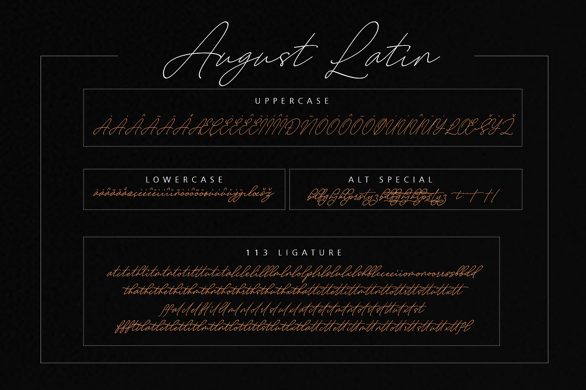 August & Lengking 6 Font Update, a Script Font by Meutuwah (Photo 9 of 15)