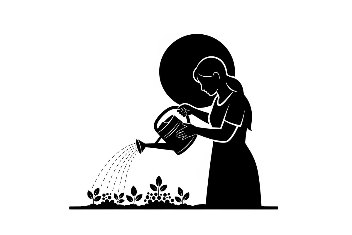 Garden Bunny Silhouette Bundle, an Illustration by jahid234 (Photo 4 of 48)