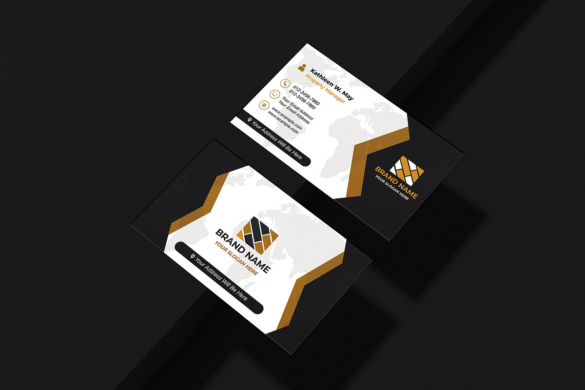 Modern Visiting Card Design, a Business Card Template by Mohammad Sarfaraz (Photo 4 of 5)