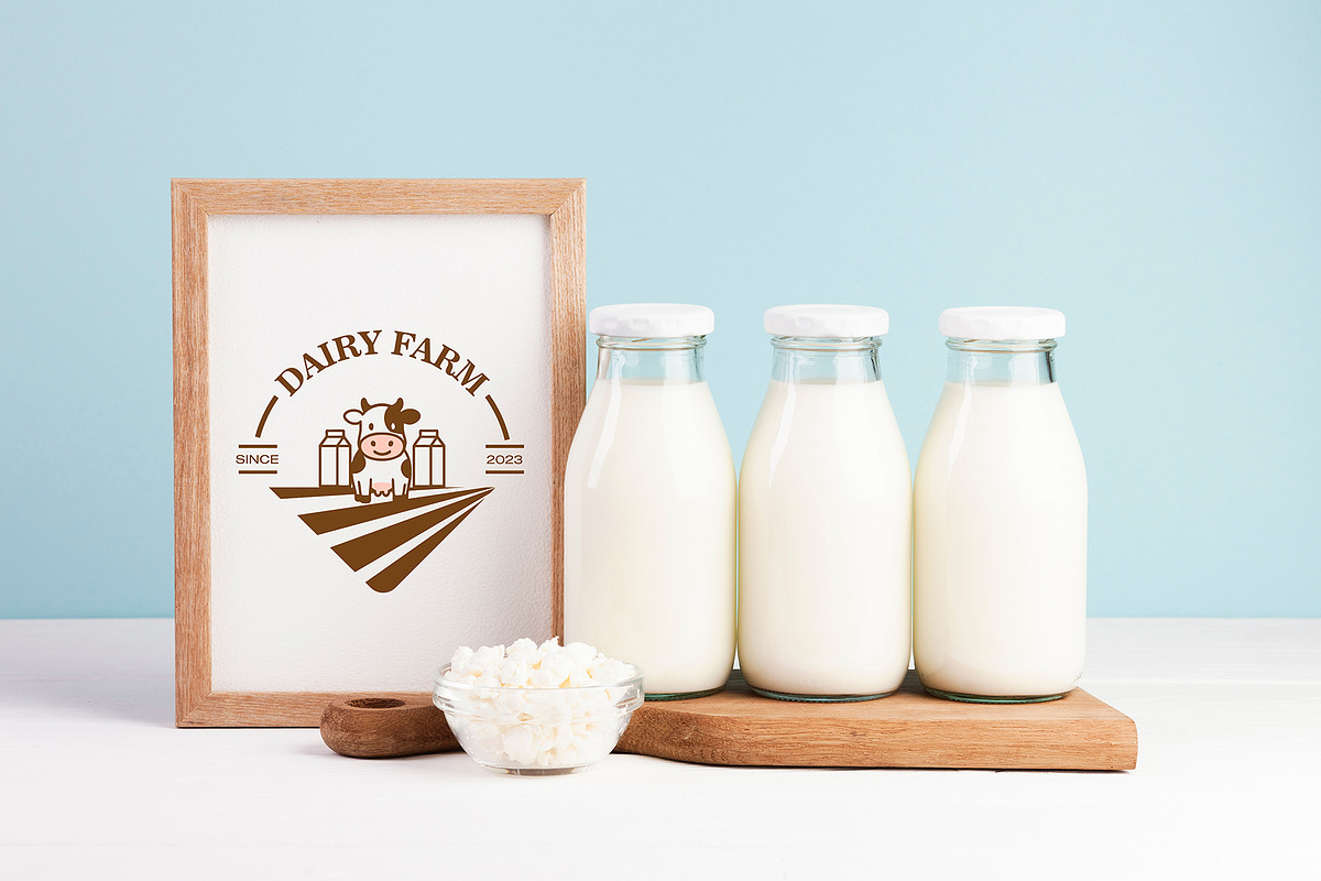 Modern Dairy Farm Logo Design, a Branding & Logo Template by YUDesignStore (Photo 4 of 8)