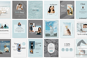 Wellness Instagram Templates Bundle, a Social Media Template by DigiPax (Thumbnail 3 of 12)