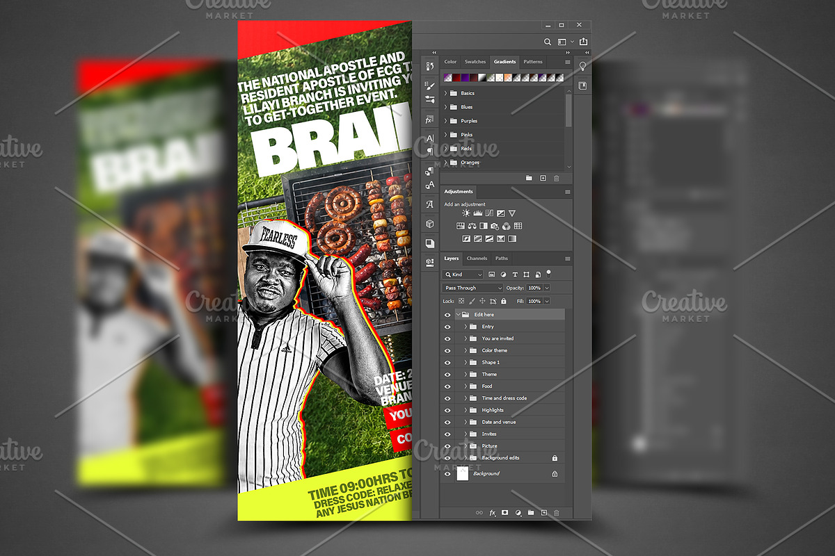 Church Braai & Fun Day Flyer Templat, a Social Media Template by church flyer templates (Photo 5 of 10)