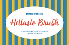 Hellasio - Brush Script Font
