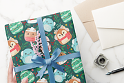 Christmas Squishmallows Seamless, a Pattern Graphic by NancyDzines (Thumbnail 4 of 4)