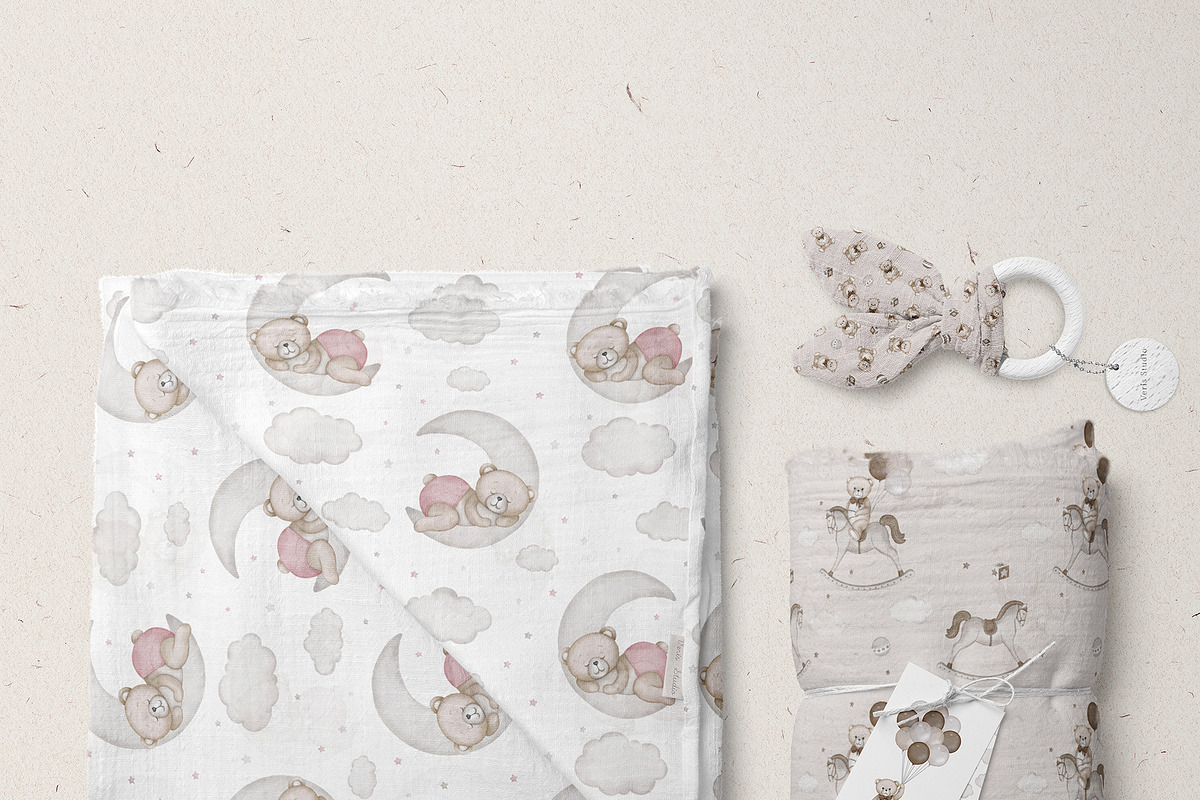 Baby Shower Bears - Kids Graphic Set, an Animal Illustration by Veris Studio (Photo 12 of 18)
