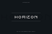Horizon font family | -50% off, a Sans Serif Font by VP Fonts (Thumbnail 1 of 8)
