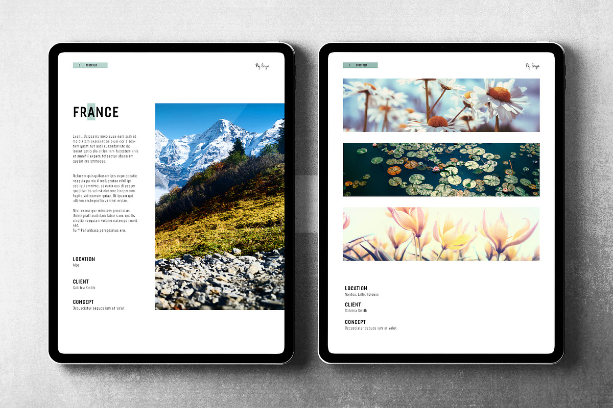 E-Portfolio Layout