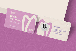 Minimal Pink Business Card