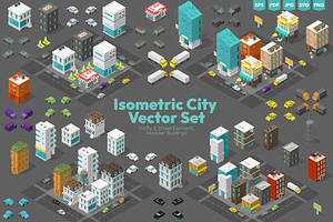 Isometric City, Vector Set