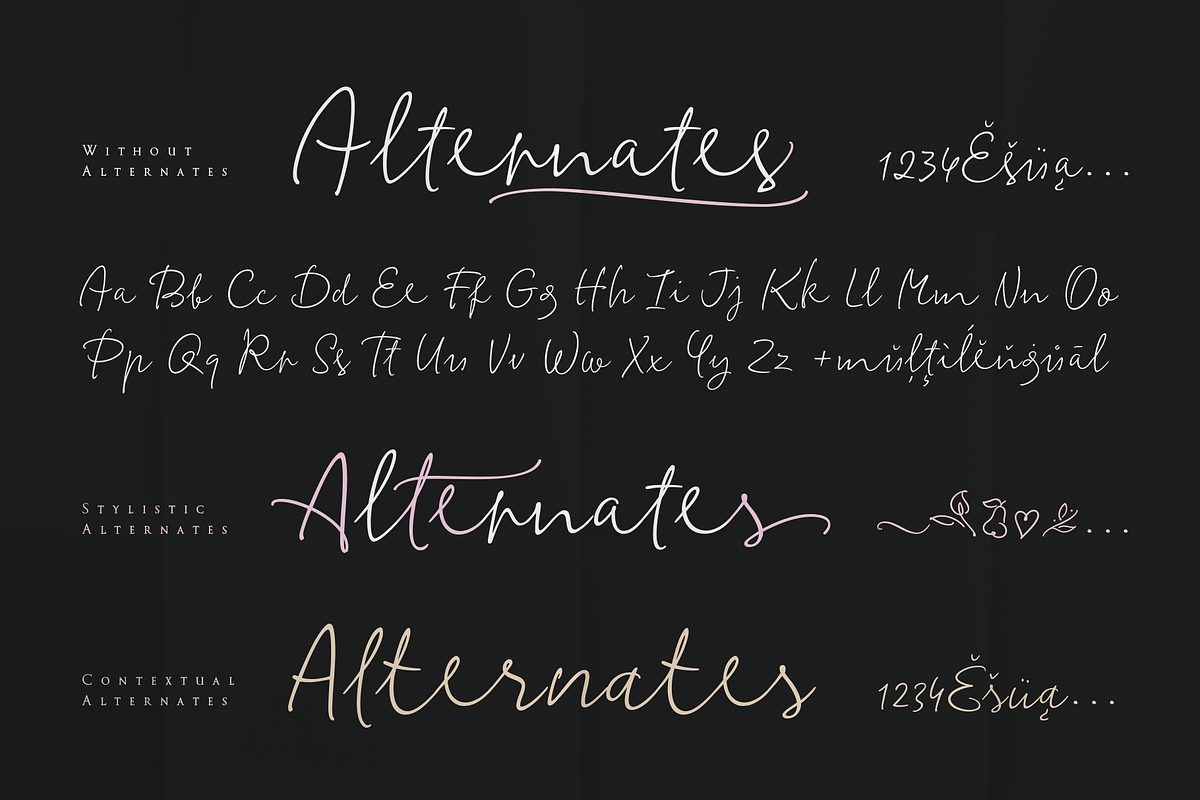 Kalli Hand Script preview 5