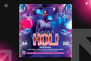 06 Holi party flyer bundle, a Flyer Template by Shajib Shikder (Thumbnail 4 of 7)