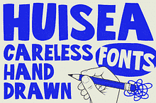 Huisea - Hand Drawn Fonts