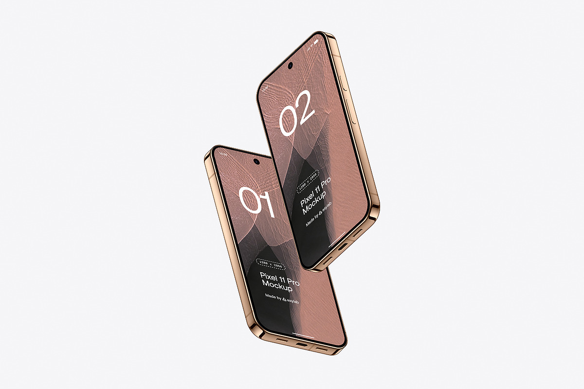 Google Pixel 11 Pro Mockups, an Android Mockup by Asylab (Photo 35 of 62)