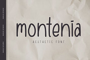Montenia, a Handwritten Font by Badsign Type (Thumbnail 1 of 4)