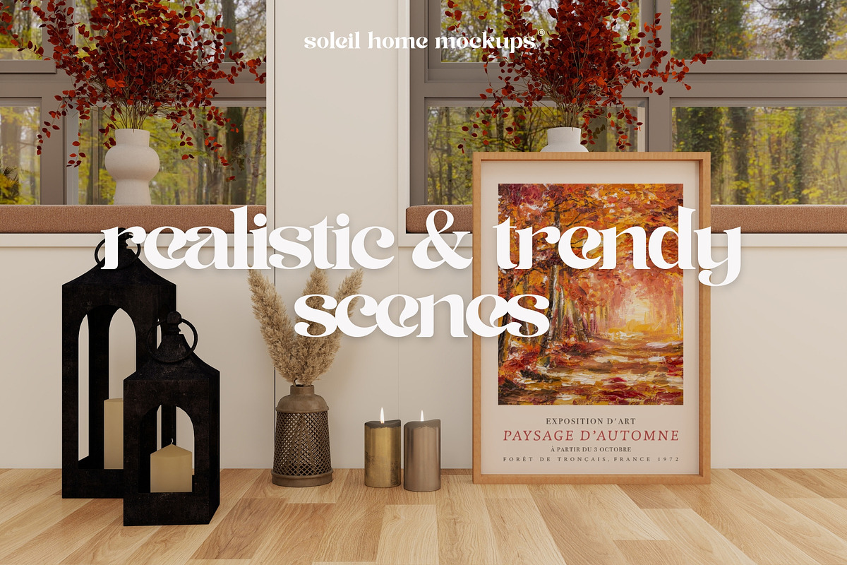 AUTUMN | Cozy Fall Frame Mockup Set, a Household Mockup by SoleilHomeMockups (Photo 7 of 11)
