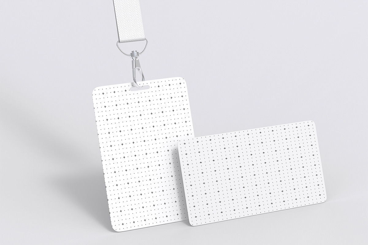 ID Card with Lanyard Mockup, a Product Mockup by graphypix (Photo 4 of 4)