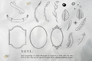 Hand Drawn Vector Vintage Mushrooms, a Decorative Illustration by foxsong (Thumbnail 10 of 12)