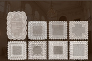 Vintage Lace Frames, Doilies & Bows, an Object Graphic by OliaMuseDesign (Thumbnail 2 of 10)