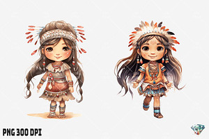 Little Girl American Indian