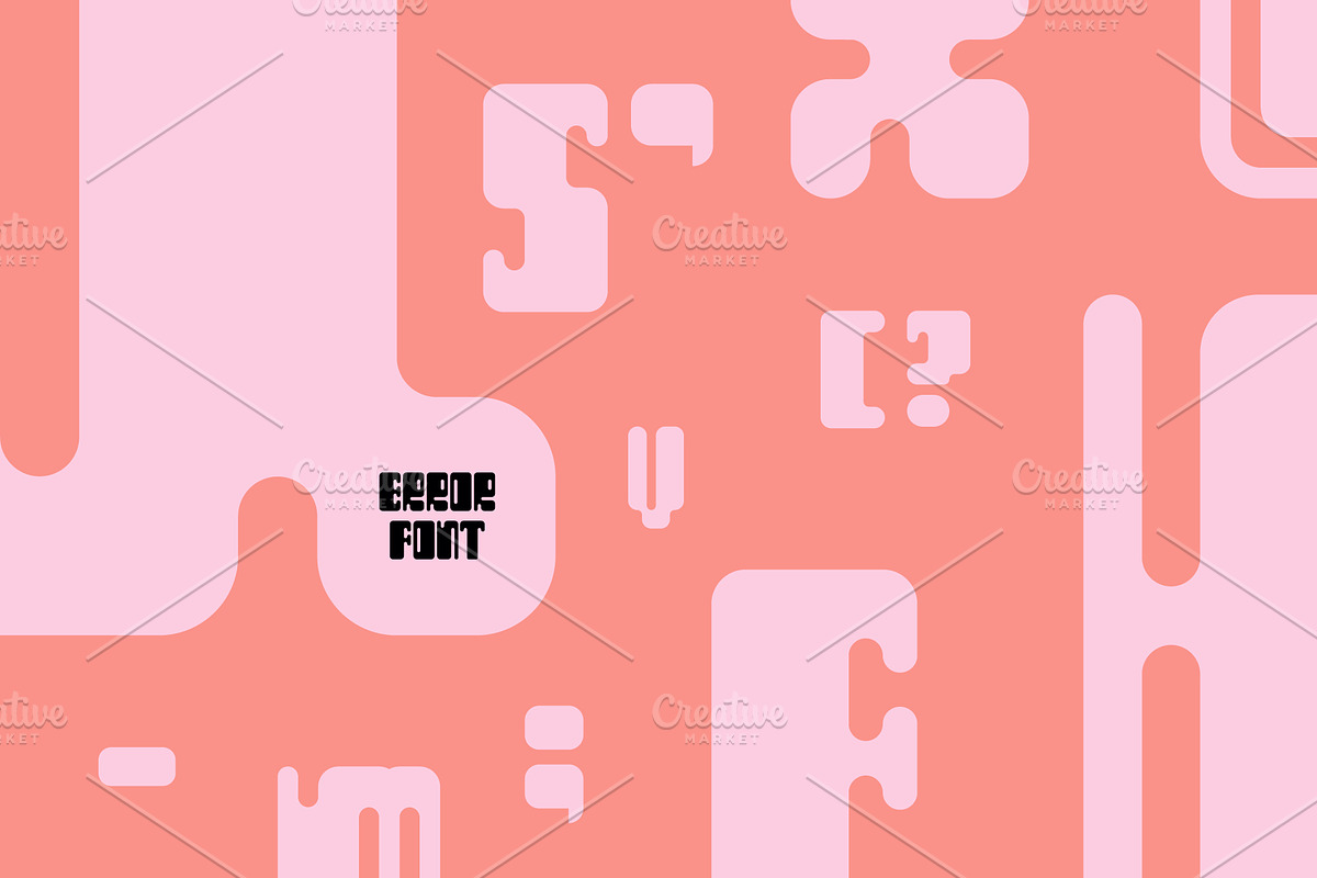 ERROR Font, a Font by Mymlan Shop (Photo 8 of 8)