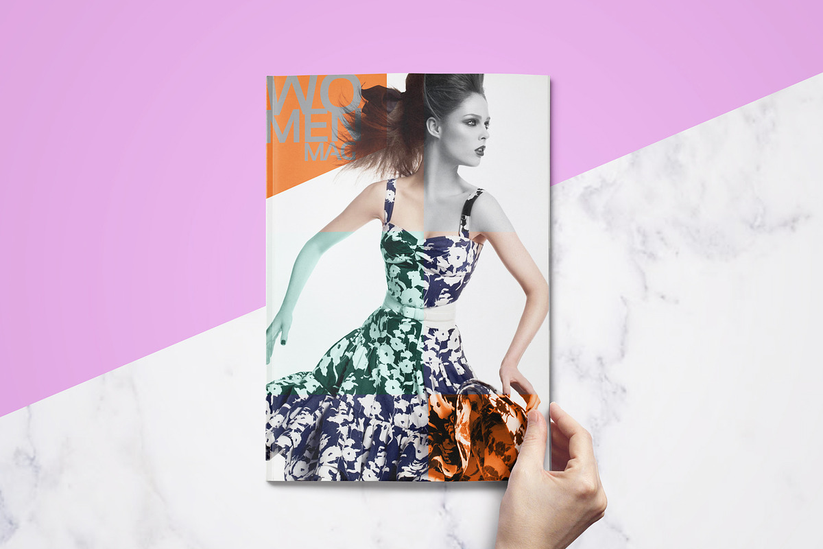 Stylish InDesign Magazine Template, a Magazine Template by temphall (Photo 1 of 5)