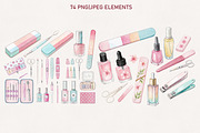 Makeup, Skincare, Self-Care, a Healthcare Illustration by Vaniuta_Art (Thumbnail 5 of 16)