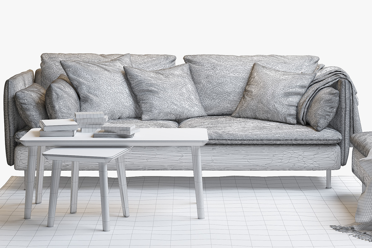 6 sofa set 3d model, a Furniture 3D Model by 3dmitruk (Photo 43 of 61)